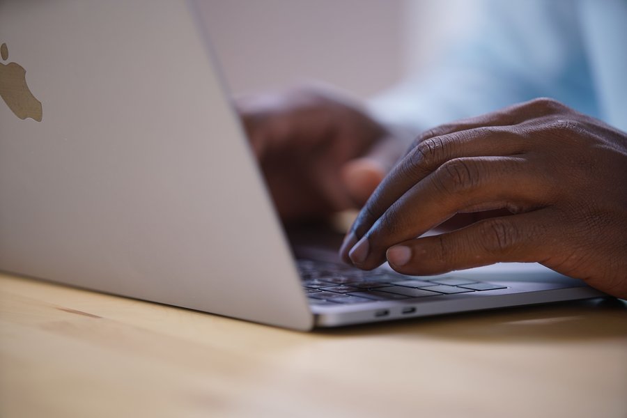 Hands on a Mac keyboard for fast keyboard-first workflow